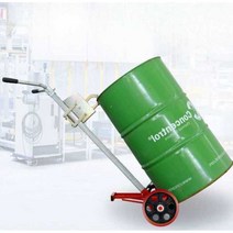 드럼통 캐리어 끌차 캐리어 핸드트럭 카트 이동 대차, 철 드럼 전용