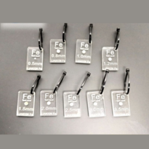 금속검출기 시편 철 Fe 테스트제품 성능테스트용 식품 바늘, 철 Fe 2.5mm