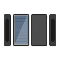 태양열충전기 휴대용 태양광 밧데리 보조 배터리 100000mah solar power, 솔라 블랙