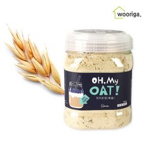 우리가스토리 캐나다산 볶은 귀리가루 800g 1통 귀리분말, 선택완료, 단품없음