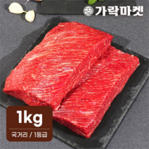 (주)트리 인천가정지사 가락마켓 대관령한우 국거리 (1kg)/찌개용 (9320010)