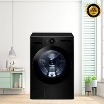 LG 트롬 드럼세탁기 블랙 스테인리스 FX23KNA 23kg 방문설치