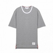 리본즈 톰 브라운 톰브라운 사이드 트리밍 링거 반팔티 MJS083A 00042 055 MJS083A 0004 2055 (P002290155)