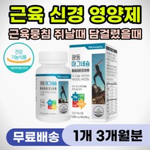 어깨 목 등 결림 근육 뭉침 뭉쳤을때 마그네슘 영양제 노인 중년 근력 강화 안면 얼굴 손 발 떨림 신경 건강 안정 이완 근육통 통증 완화 종아리쥐 허벅지쥐 다리 쥐났을때 추천
