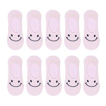 발장난양말 여성 스마일 캐릭터 페이크삭스 16켤레