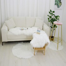 양털러그 침실 소파 층간소음 미끄럼방지 소프트 단모카페트 60x90cm