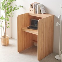 인플 1인 스터디카페 가정용 도서관 독서실 1인실 공부방 책상, 산타나오크