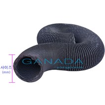에어텍 후렉시블 덕트호스 5M, T/P 후렉시블덕트호스 100mm 길이 5M
