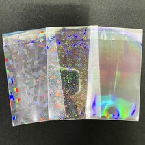 홀로그램 OPP봉투 포토카드 홀더 탑로더 투명 폴라로이드 꾸미기 폴꾸 탑꾸 프리즘, 크리스탈 OPP 봉투 50장