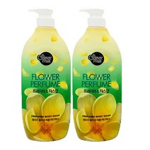 [트윈스몰] 1+1 샤워메이트 플라워퍼퓸 바디워시 (프리지아&자스민) 900g