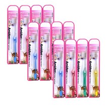 Amiden 프라임 어린이칫솔 12개세트 작은칫솔헤드 부드러운칫솔모