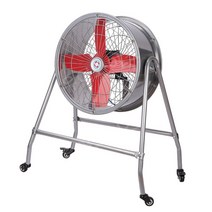 이동식 산업용 환풍기 환기설비 배기펜 축류팬, 16인치포스트(6미터전선을보내기위한220v)