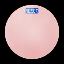 카스 디지털 체지방 체중계 블루투스 스마트 전자저울, 로즈 골드 배터리, 28*28CM