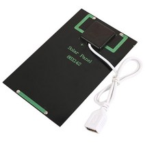5W 5V 태양 전지 패널 배터리 충전기 DIY 태양 전지 모듈 USB 출력 장치 태양 전지 패널 야외 충전 보드 충, 한개옵션0
