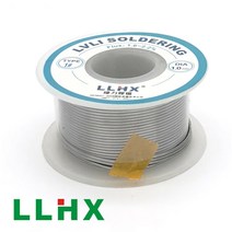 LLHX 솔더 와이어 50g 63A 55% 주석 납땜 0.6/0.8/1.0/1.2/1.5/2.0mm 용접 플럭스 코어 로진 솔더링, [03] 1.0mm