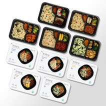 한끼완성 도시락 볶음밥 5종세트 + 1종 증정 프리미엄 대용량 양많은 푸짐한 직장인 점심 혼밥 자취 맛있는 기내식 냉동 도시락, 현미영양밥 5종 세트 + 1종 증정