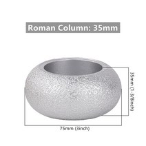 75mm 진공 브레이징 다이아몬드 핸드 프로파일 휠 보어 22mm 건식 또는 습식 그라인딩 디스크 대리석 화강암 석영 세라믹, [24] Roman Column 35mm