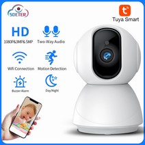 움직이는cctv 무선홈캠 sdeter 360 ° 감시 카메라 wifi 양방향 오디오, 영국 플러그, 2k 64g 카드 추가