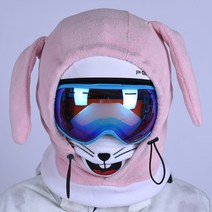 스키 헤드 커버 머리 얼굴 방패 및 스노우 보드 모자 만화 컨트리 착용 마스크 장비, [01] L, [01] 1