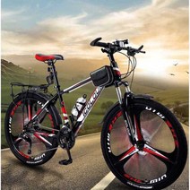 가변 속도 산악 자전거 산악용 입문 성인 남성 여성 오프로드 경주 24인치, 21단  24인치 B
