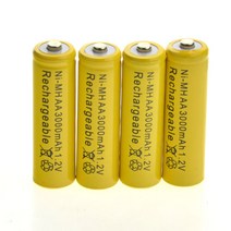 무선전화기 유뮤선전화기 레트로 1-10pcs 1.2v AA 충전식 배터리 NiMH 3000mAh 2A 니켈 수소 Batteria 정원, 05 2pcs