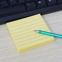 데스크소품 접착식 라인 메모지 메모지쪽지 낙서장