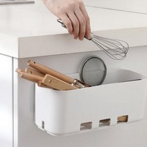 정리함 수납함 슬라이드 무타공 붙이는 흡착 주방 침실 욕실 소품 정리함 바구니 선반 벽걸이, (28.1x11.5x11.3cm)-1개