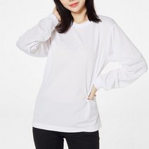 남여공용 루즈핏 무지 긴팔티셔츠 가족 커플 단체복 봄 가을 겨울