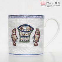 [한국도자기머그컵커피] 한국도자기 오병이어 머그 2p 기독교용품 교회선물