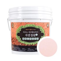 바른황토 바르는 천연 황토 편백 벽지 페인트 자연정원, 핑크, 12kg