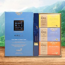우리네농산물 청양 맥문동차 3종(45gx3box) / 보리차 / 맥문동차 / 구기차 tea bag gift set