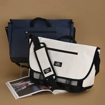 (6컬러) 심플 캐주얼 남자 중학교 고등학교 사각 메신저크로스백 자전거