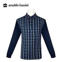 아날도바시니 골프웨어 남성 긴팔티셔츠 카라티 가을옷 AB2DMTS3509