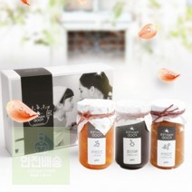 1개 설선물세트 꿀건강차+잼 설날 명절 구정 선물세트 1호 250g×3ea, 단품