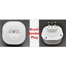 WiFi 소켓 미국 EU 16A 어댑터 무선 원격 음성 제어 전원 모니터 Alexa Google 홈 용 콘센트 타이머 소켓 ai스마트플러그, 3 PCS, 16A 브라질 플러그