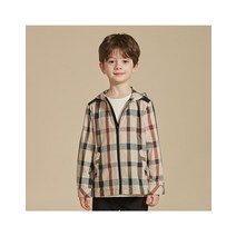 [닥스리틀] 닥스키즈 하우스체크 바람막이 (DSS14JW10M_BG)