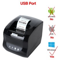 바코드생성기 프린터 기계 출력기 라벨 Xprinter365 블루투스 열전사 라벨 프린터 바코드 프린터 80mm 감, 01 365B_01 EU 플러그