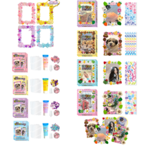 탑꾸 나만의 포카 만들기 세트 탑로더 꾸미기 포토 카드 사진 스티커 홀더 DIY 키트 데코덴 파츠 큐빅 입체 데코 재료 비즈 부자재 자재 케이스 장식 생크림 데코용 구슬 토핑, 입체 탑로더 꾸미기 세트 2탄(랜덤 발송)