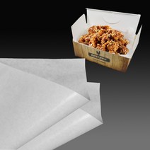 코팅 노루지(소/중/대)_1box/1000개-/반품교환불가/치킨유산지 무지식품포장지 치킨용지 코팅유산지