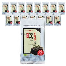 광천은하맛김 파래김 도시락김 광천 김 15g, 1박스(15봉), 1개