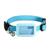 반려동물 GPS 블루투스 로케이터 분실 방지 칼라 개 고양이 스마트 위치 추적기 경량 추적 로케이터 반려동물 공급 드롭 배송, 없음, 1.Blue