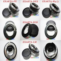 canon eos ef sony e nex fujifilm fuji fx x micro 43 m43 라이카 m lm 마운트 카메라 + 캡에 대한 exakta 엑사 마운트 렌즈 어댑, 캐논 에프