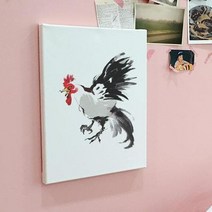 캔버스천데코사각액자33.4×24.2_풍수에좋은닭그림, 이미지2