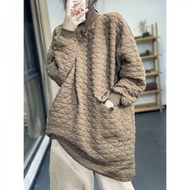누빔원피스 퀄트 롱원피스 도톰한 겨울 다이아 퀄팅 따뜻한 루즈핏