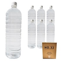 HO32 에이치오삼이 세포가 마시는 물 대용량 무라벨 생수 2L 6개입 / 18개입 H3O2, 1박스 (6개입)