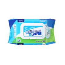 크린랩 물걸레청소포 표준형 29cm x 22cm 30매 생활화학 안전인증 베이킹소다함유 찌든때청소, 1개