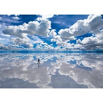 에포크 Salar de Uyuni 우유니 소금 사막 태계 일주 볼리비아 직소 퍼즐 3000 피스 풍경 EPO-21-514, 단일 옵션, 3000개