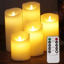도매창고 흔들리는 움직이는 LED 캔들 리모컨 양초 촛불 전자 무드등 감성 조명 인테리어 수유등, 컨트롤-LED흔들촛불-L