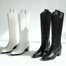 고퀄리티 천연소가죽 웨스턴부츠 롱부츠 5cm