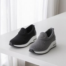 가볍고 발편한 엄마 중년 할머니 큐빅 운동화 50대 60대 슬립온